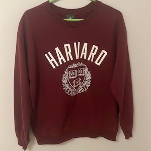 Maroon harvard sweatshirt size medium